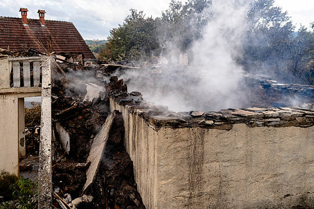 Professional Fire Damage Removal technician working in Fallston, MD